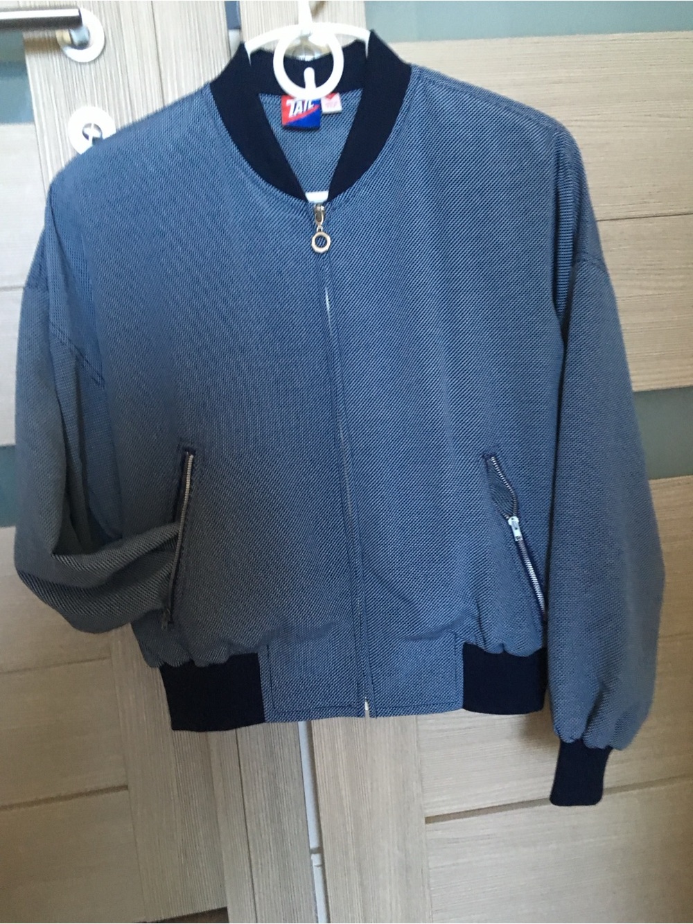 Tail white - blue Tennis suit set